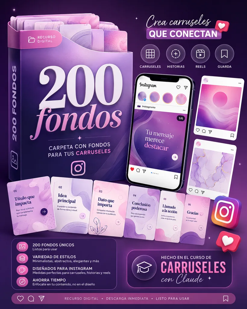 200 Fondos para tus carruseles